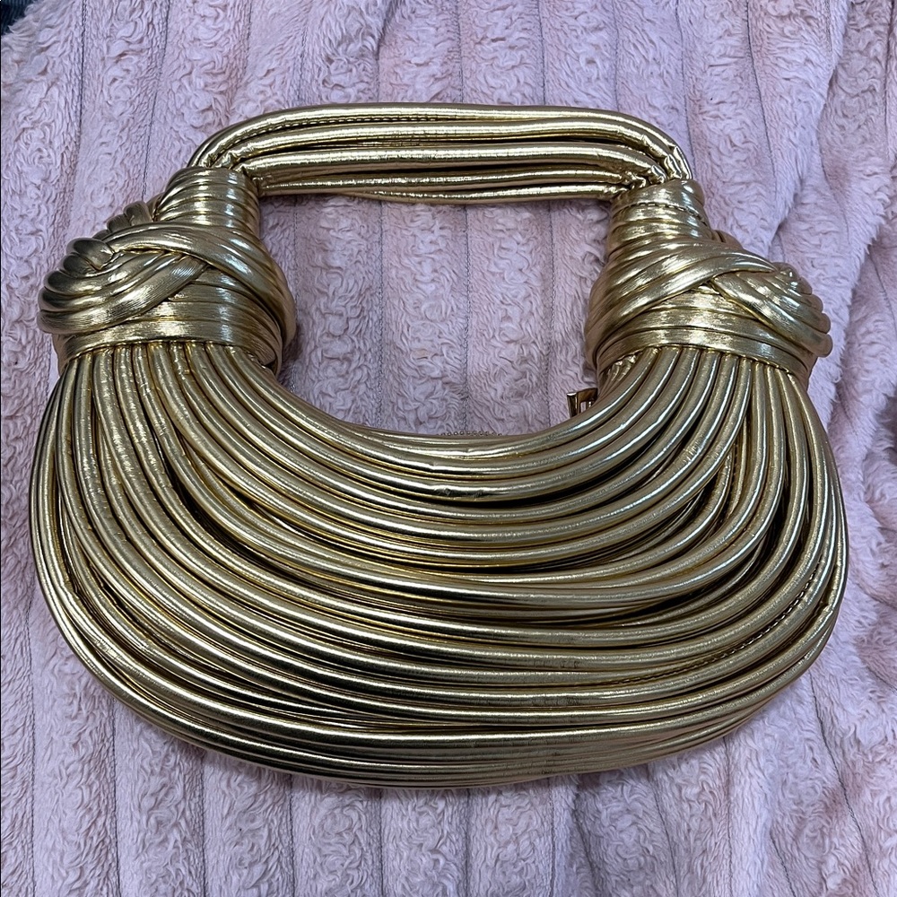 Elegant Gold Women's Bag